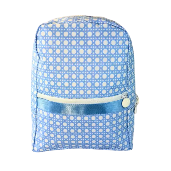 Baby Blue Bungalow Small Backpack (GLOSSY)