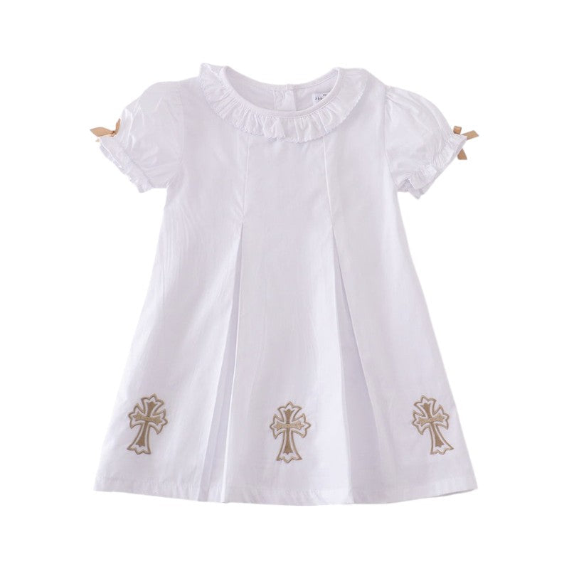 Premium Cross Embroidery Dress