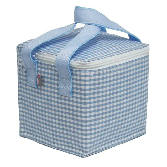 Baby Blue Gingham Snack Square