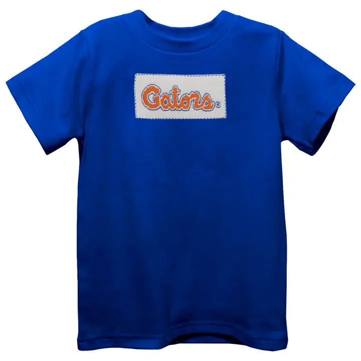 Florida Gators Smocked Knit Short Sleeve Boys T-Shirt