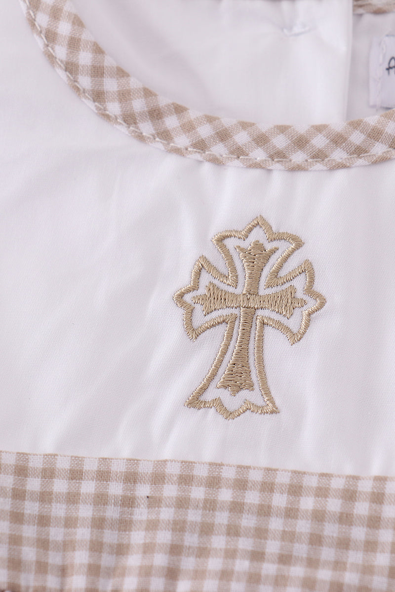 Premium Cross Embroidery Bubble