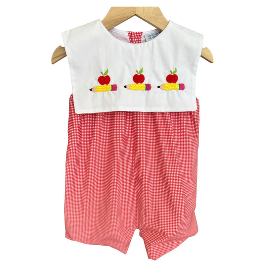 Pencil Me In Embroidered Boys Jon Jon