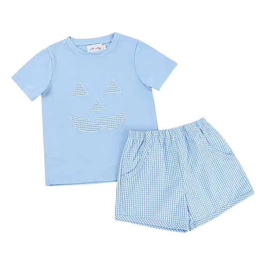 Boys Jack O Lantern Short Set