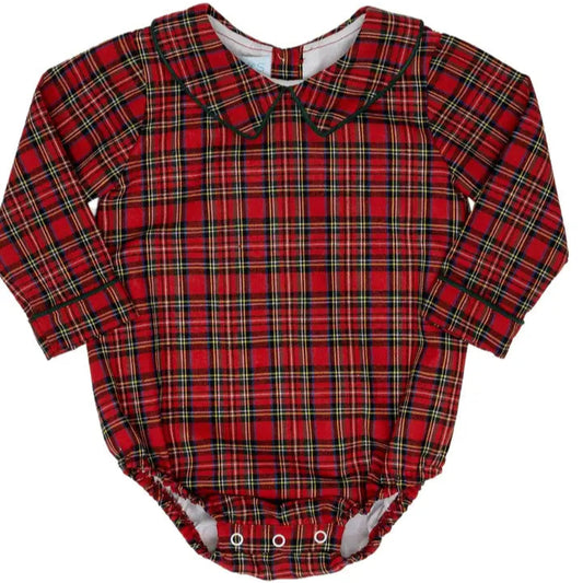 Phillip Red Tartan Bubble
