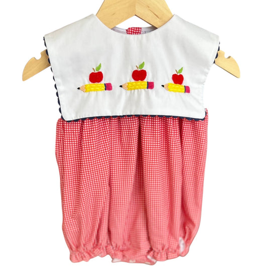 Pencil Me In Embroidered Girls Bubble